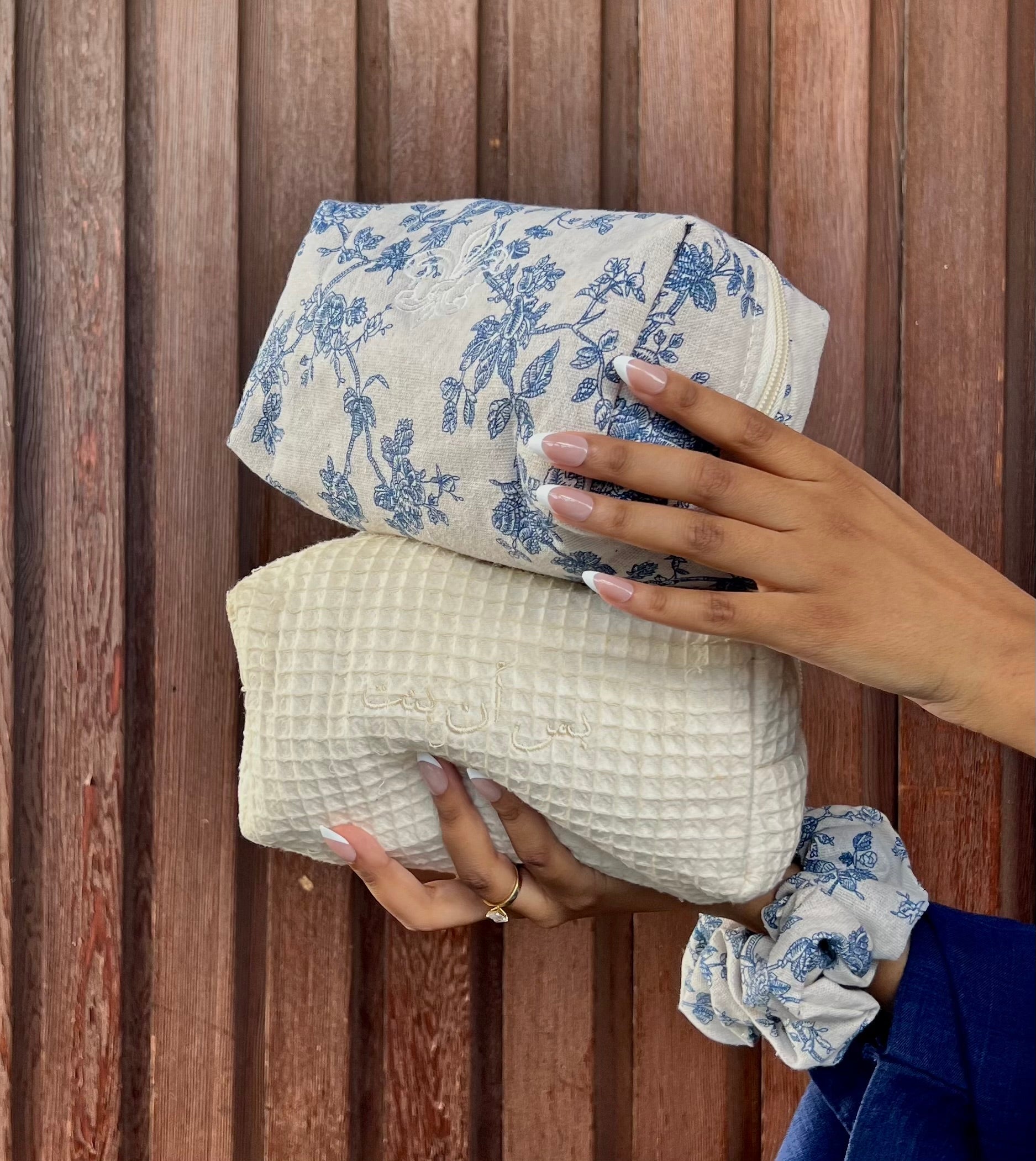 Cove & Marshmallow Everything Pouch Pair